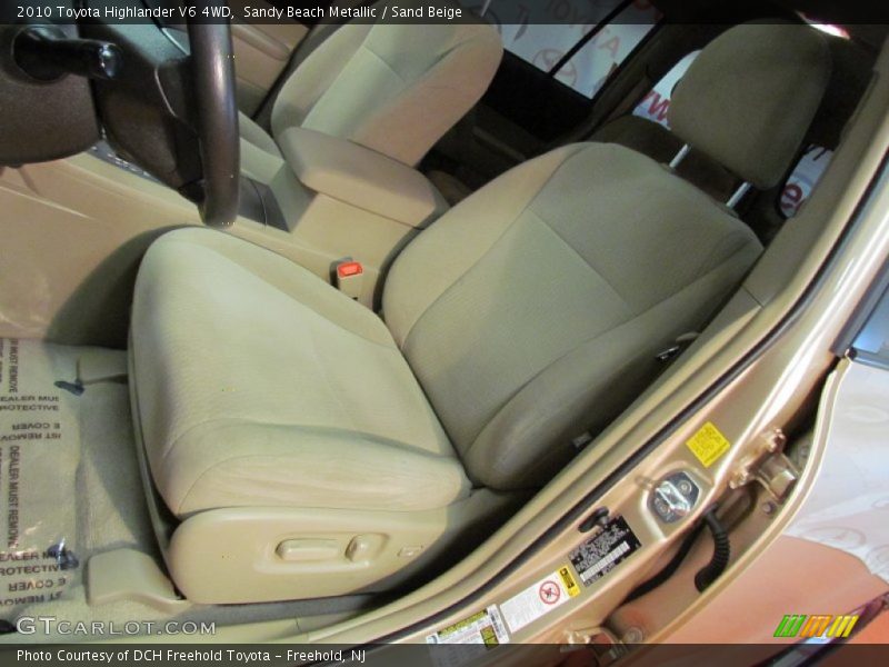 Sandy Beach Metallic / Sand Beige 2010 Toyota Highlander V6 4WD