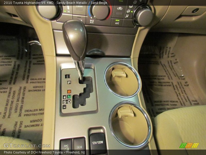 Sandy Beach Metallic / Sand Beige 2010 Toyota Highlander V6 4WD