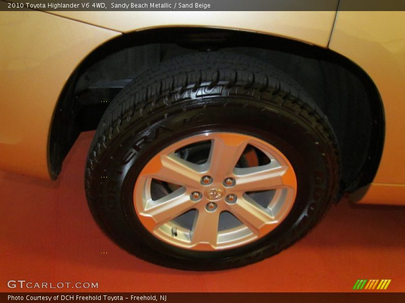 Sandy Beach Metallic / Sand Beige 2010 Toyota Highlander V6 4WD