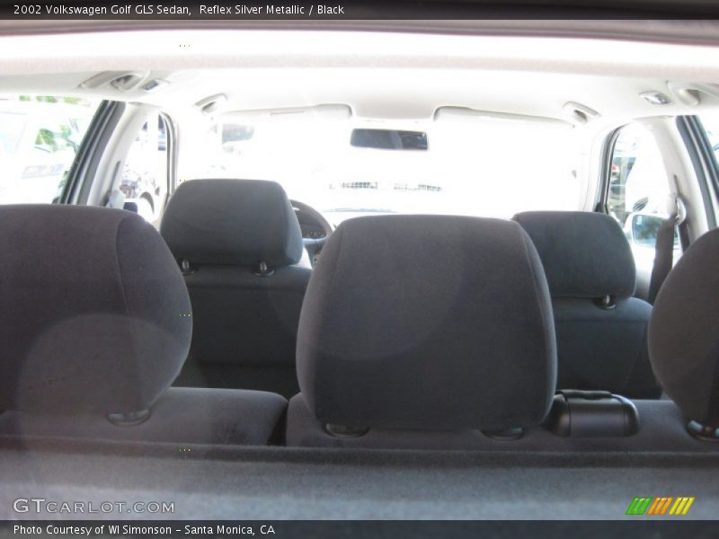 Reflex Silver Metallic / Black 2002 Volkswagen Golf GLS Sedan
