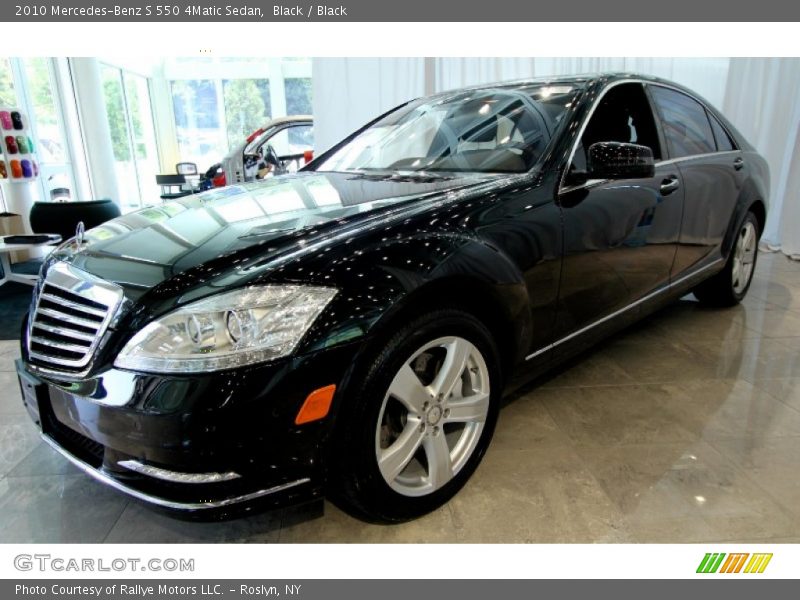 Black / Black 2010 Mercedes-Benz S 550 4Matic Sedan