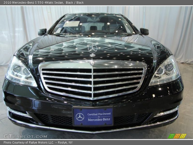 Black / Black 2010 Mercedes-Benz S 550 4Matic Sedan