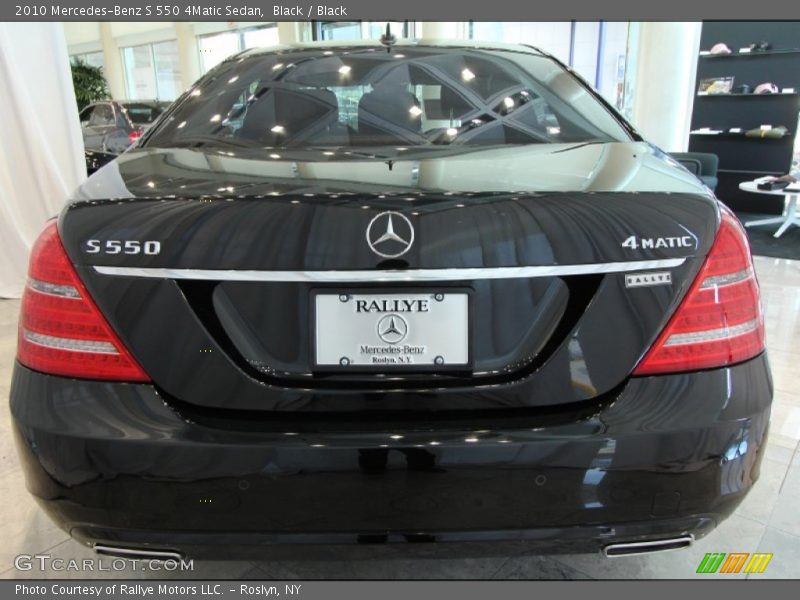 Black / Black 2010 Mercedes-Benz S 550 4Matic Sedan