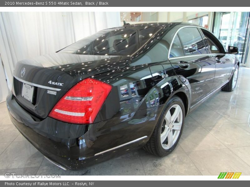 Black / Black 2010 Mercedes-Benz S 550 4Matic Sedan