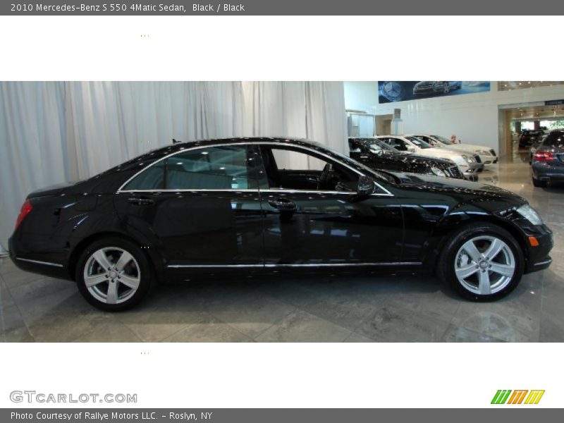 Black / Black 2010 Mercedes-Benz S 550 4Matic Sedan