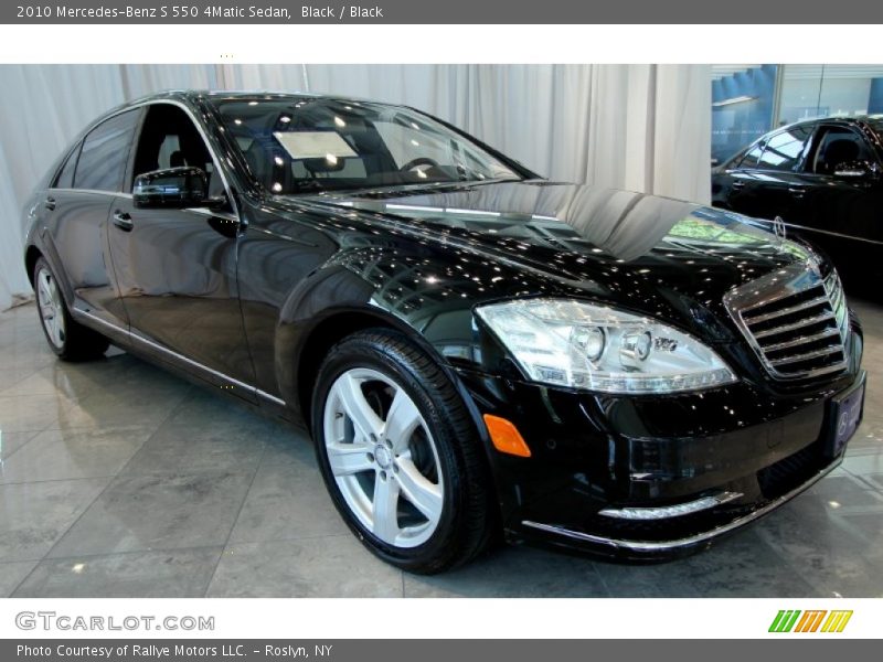 Black / Black 2010 Mercedes-Benz S 550 4Matic Sedan