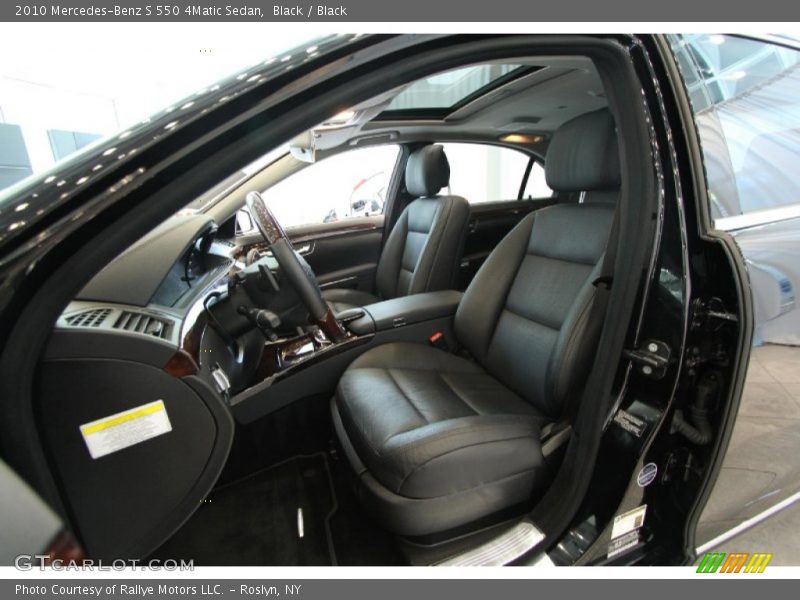 Black / Black 2010 Mercedes-Benz S 550 4Matic Sedan