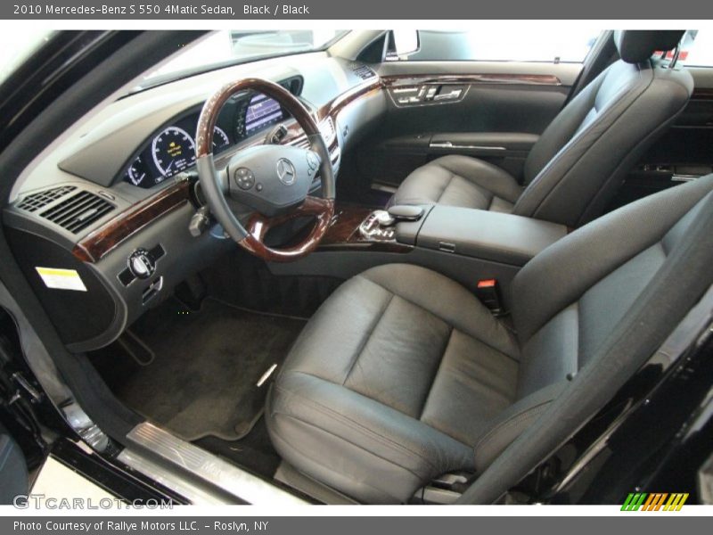 Black / Black 2010 Mercedes-Benz S 550 4Matic Sedan