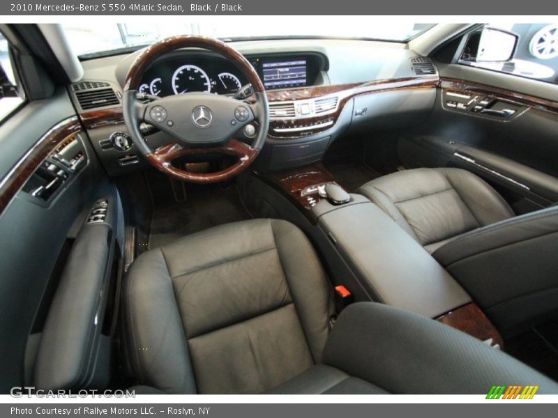 Black / Black 2010 Mercedes-Benz S 550 4Matic Sedan