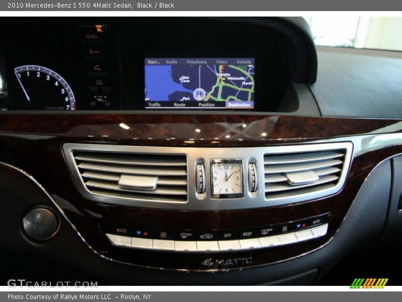Black / Black 2010 Mercedes-Benz S 550 4Matic Sedan