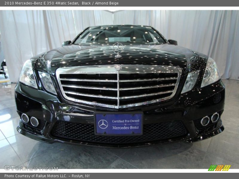 Black / Almond Beige 2010 Mercedes-Benz E 350 4Matic Sedan