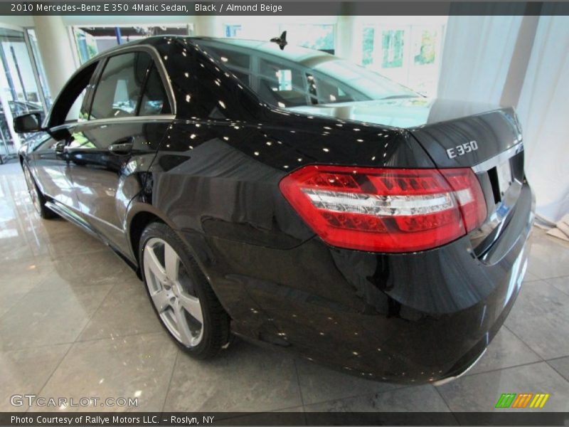 Black / Almond Beige 2010 Mercedes-Benz E 350 4Matic Sedan
