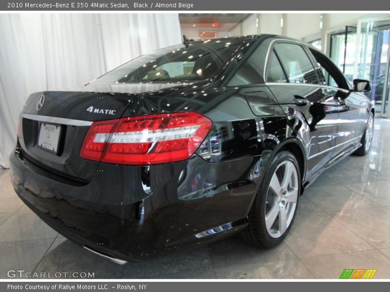 Black / Almond Beige 2010 Mercedes-Benz E 350 4Matic Sedan