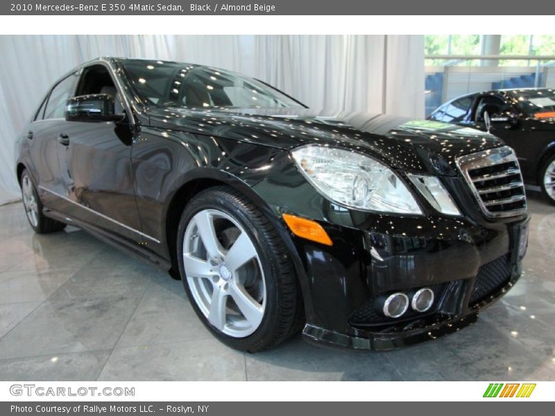 Black / Almond Beige 2010 Mercedes-Benz E 350 4Matic Sedan