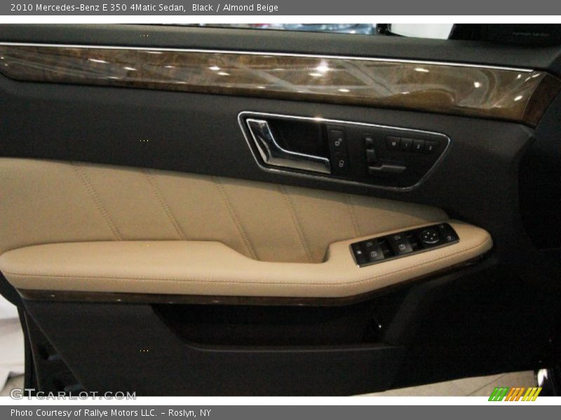 Black / Almond Beige 2010 Mercedes-Benz E 350 4Matic Sedan