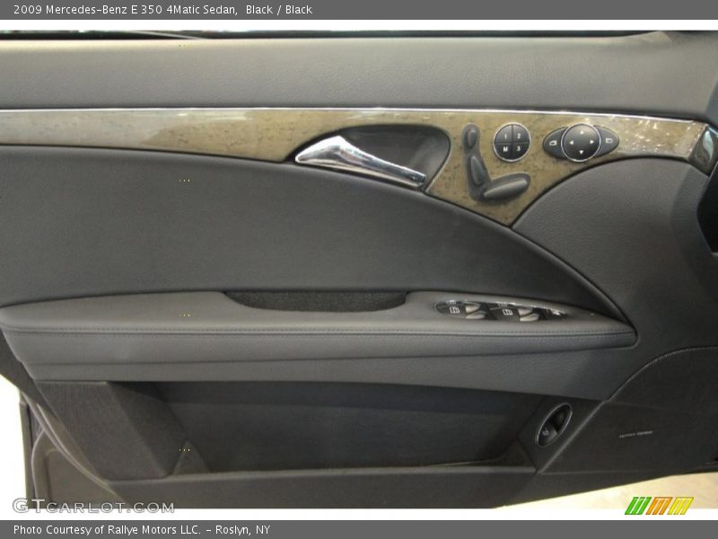 Black / Black 2009 Mercedes-Benz E 350 4Matic Sedan
