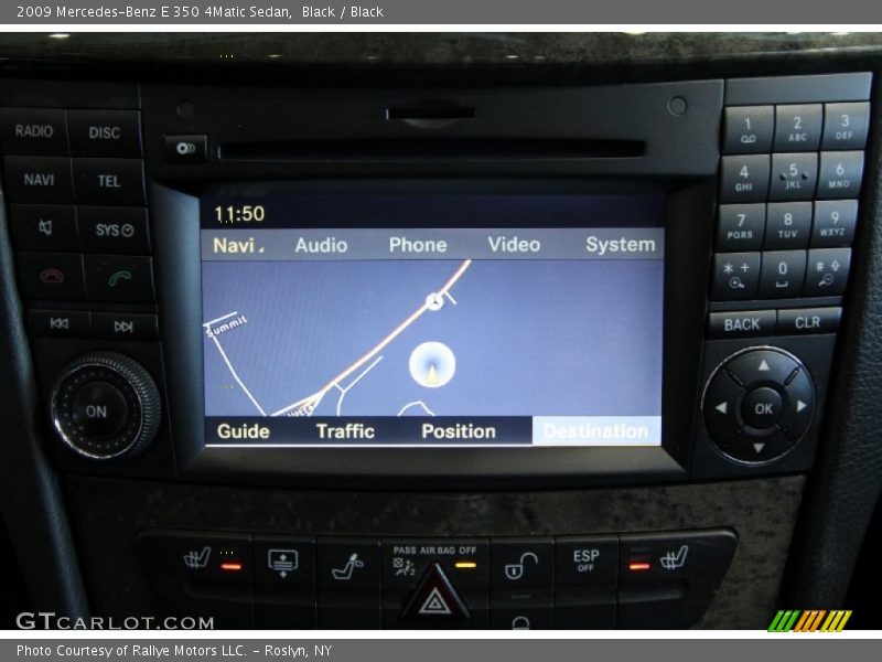 Black / Black 2009 Mercedes-Benz E 350 4Matic Sedan