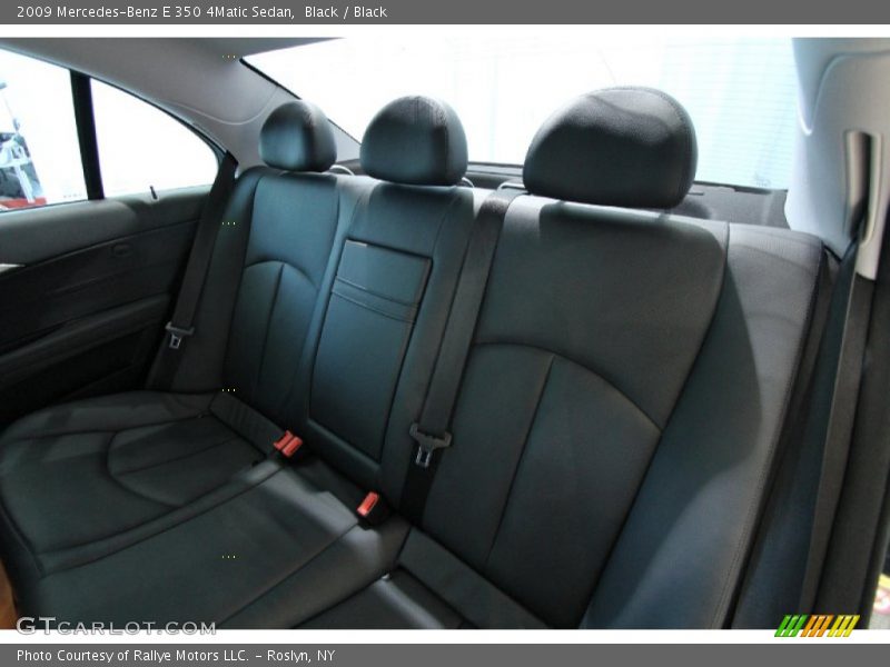 Black / Black 2009 Mercedes-Benz E 350 4Matic Sedan