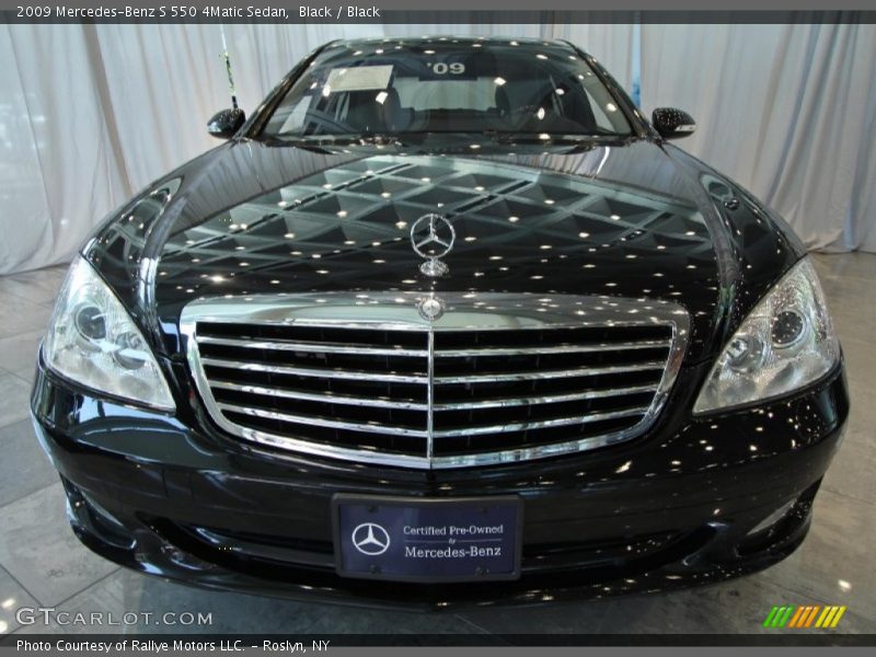 Black / Black 2009 Mercedes-Benz S 550 4Matic Sedan