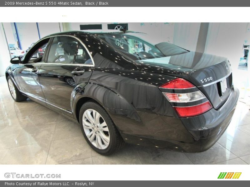 Black / Black 2009 Mercedes-Benz S 550 4Matic Sedan