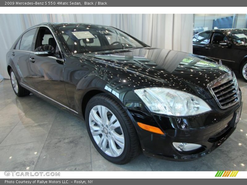Black / Black 2009 Mercedes-Benz S 550 4Matic Sedan