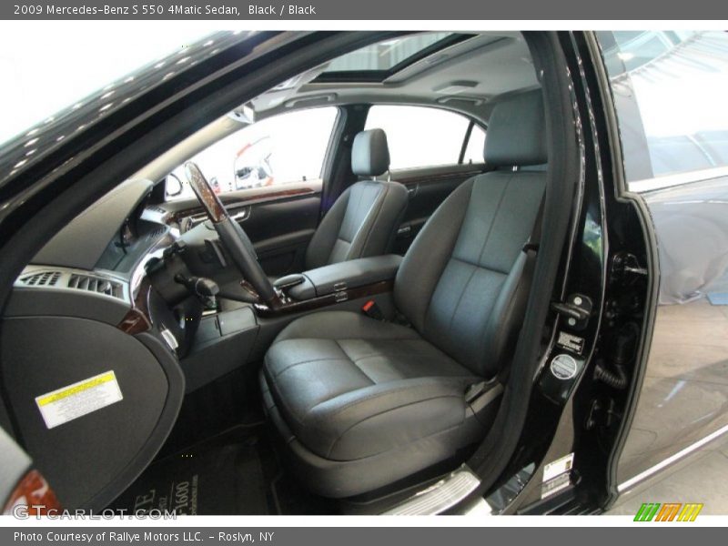 Black / Black 2009 Mercedes-Benz S 550 4Matic Sedan