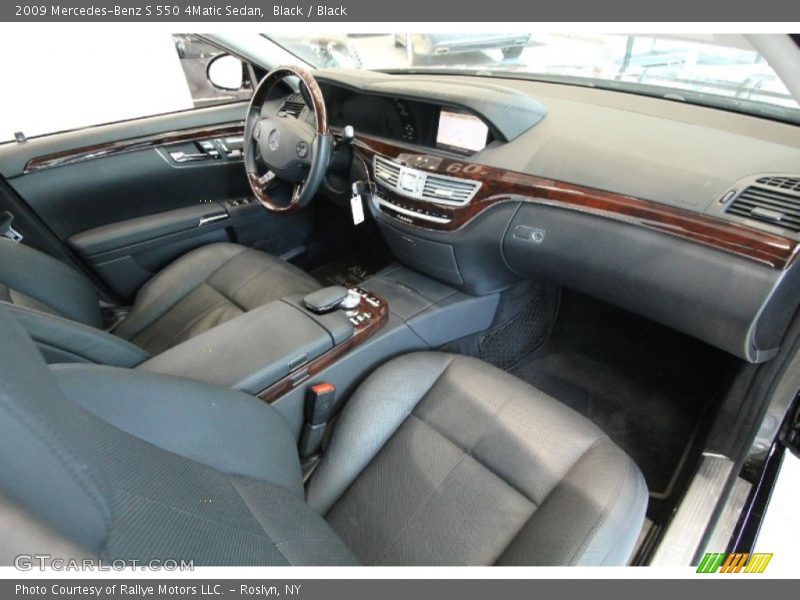 Black / Black 2009 Mercedes-Benz S 550 4Matic Sedan