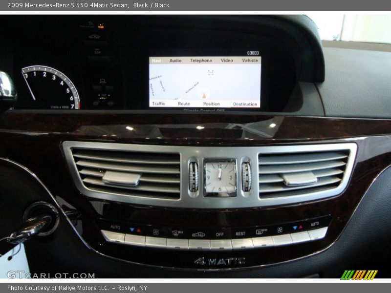 Black / Black 2009 Mercedes-Benz S 550 4Matic Sedan