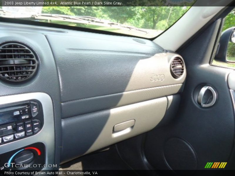 Atlantic Blue Pearl / Dark Slate Gray 2003 Jeep Liberty Limited 4x4