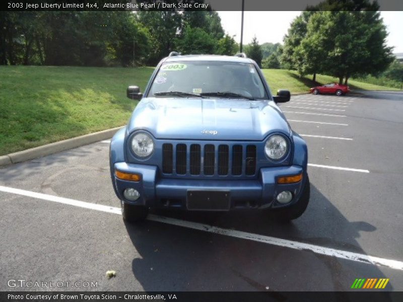 Atlantic Blue Pearl / Dark Slate Gray 2003 Jeep Liberty Limited 4x4