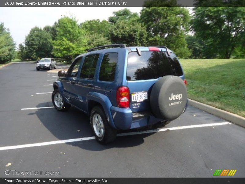Atlantic Blue Pearl / Dark Slate Gray 2003 Jeep Liberty Limited 4x4