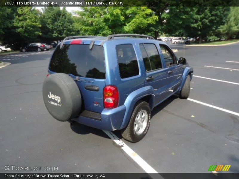 Atlantic Blue Pearl / Dark Slate Gray 2003 Jeep Liberty Limited 4x4