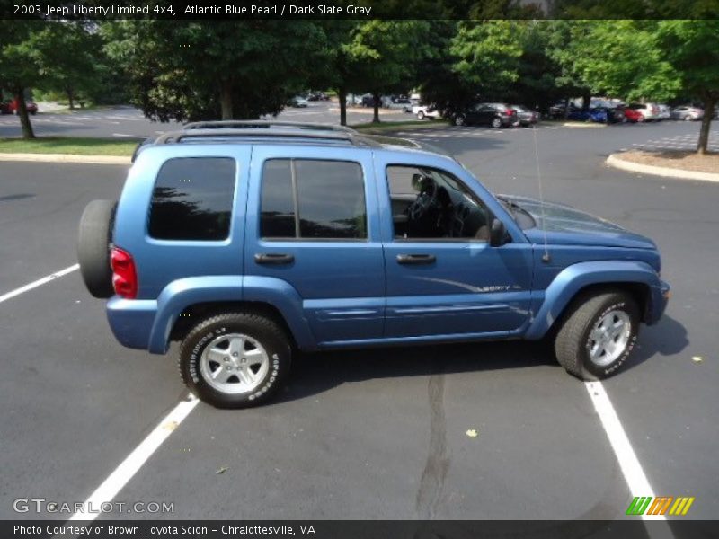 Atlantic Blue Pearl / Dark Slate Gray 2003 Jeep Liberty Limited 4x4