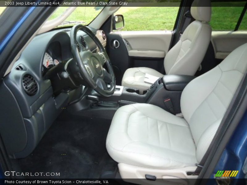 Atlantic Blue Pearl / Dark Slate Gray 2003 Jeep Liberty Limited 4x4