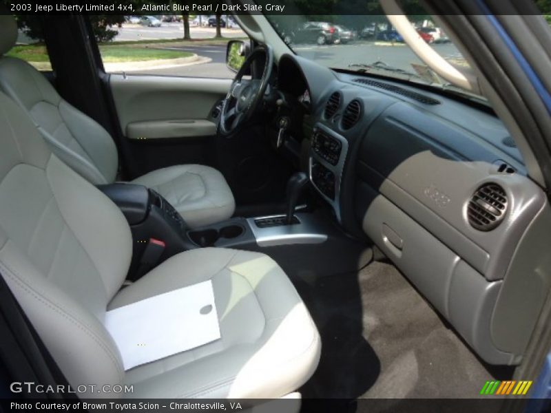 Atlantic Blue Pearl / Dark Slate Gray 2003 Jeep Liberty Limited 4x4