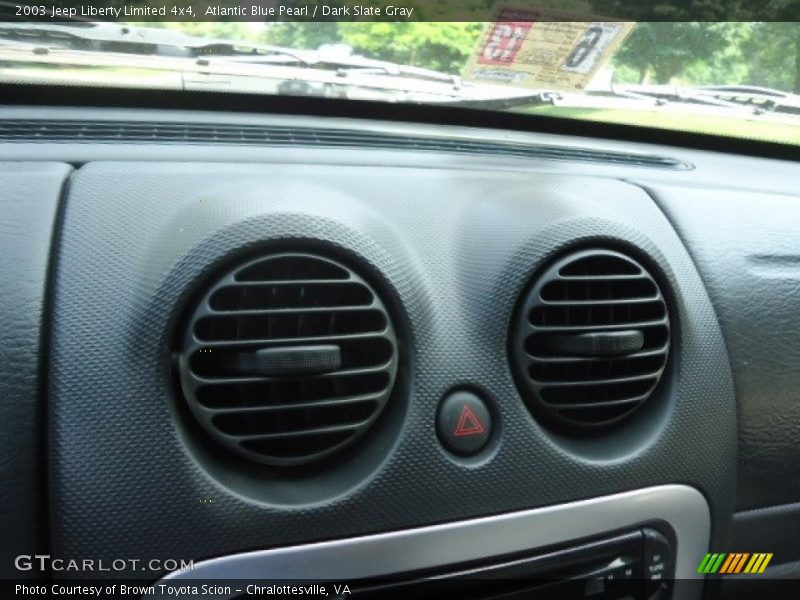 Atlantic Blue Pearl / Dark Slate Gray 2003 Jeep Liberty Limited 4x4