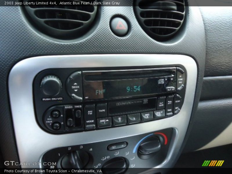 Atlantic Blue Pearl / Dark Slate Gray 2003 Jeep Liberty Limited 4x4