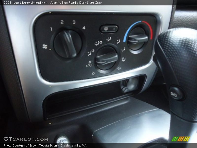 Atlantic Blue Pearl / Dark Slate Gray 2003 Jeep Liberty Limited 4x4