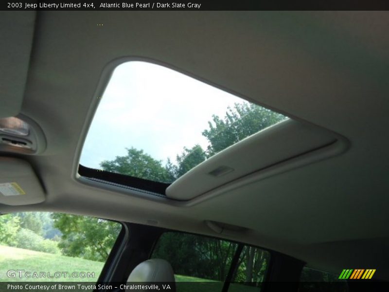 Atlantic Blue Pearl / Dark Slate Gray 2003 Jeep Liberty Limited 4x4