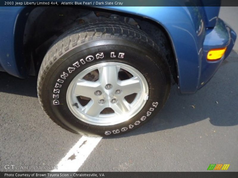Atlantic Blue Pearl / Dark Slate Gray 2003 Jeep Liberty Limited 4x4