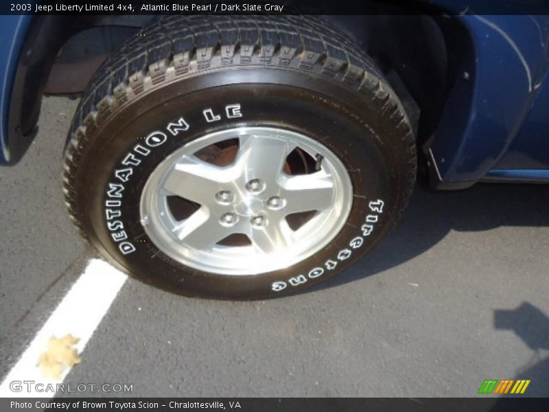 Atlantic Blue Pearl / Dark Slate Gray 2003 Jeep Liberty Limited 4x4