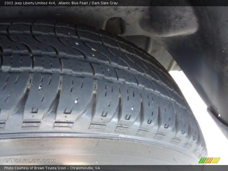 Atlantic Blue Pearl / Dark Slate Gray 2003 Jeep Liberty Limited 4x4