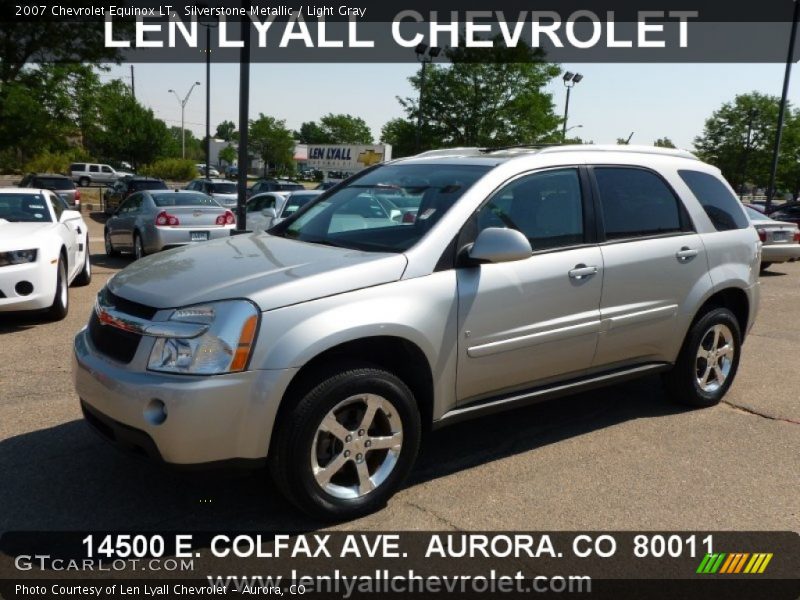 Silverstone Metallic / Light Gray 2007 Chevrolet Equinox LT