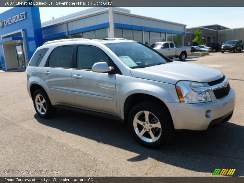 Silverstone Metallic / Light Gray 2007 Chevrolet Equinox LT
