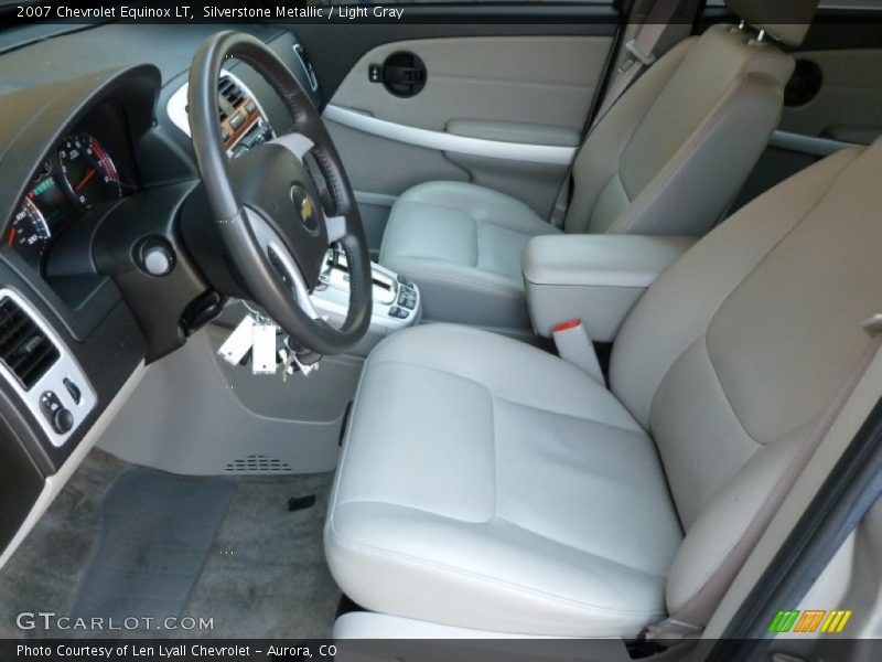 Silverstone Metallic / Light Gray 2007 Chevrolet Equinox LT