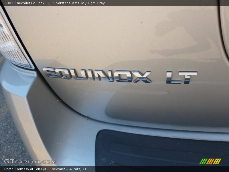 Silverstone Metallic / Light Gray 2007 Chevrolet Equinox LT