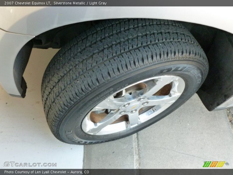 Silverstone Metallic / Light Gray 2007 Chevrolet Equinox LT