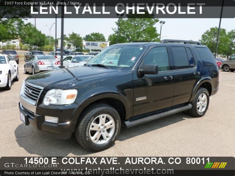 Black / Stone 2007 Ford Explorer XLT 4x4