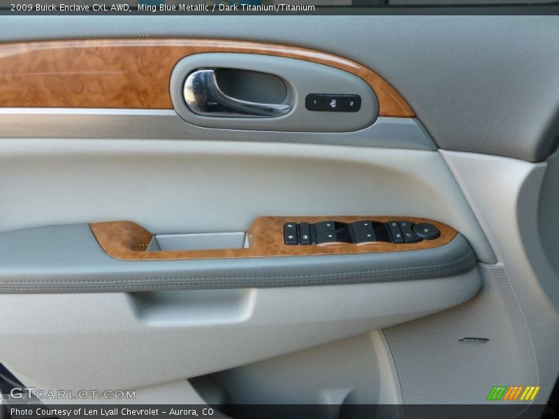 Ming Blue Metallic / Dark Titanium/Titanium 2009 Buick Enclave CXL AWD