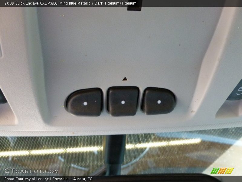 Ming Blue Metallic / Dark Titanium/Titanium 2009 Buick Enclave CXL AWD